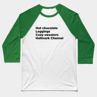 Christmas Movie Countdown with Your Favorites Baseball T-Shirt